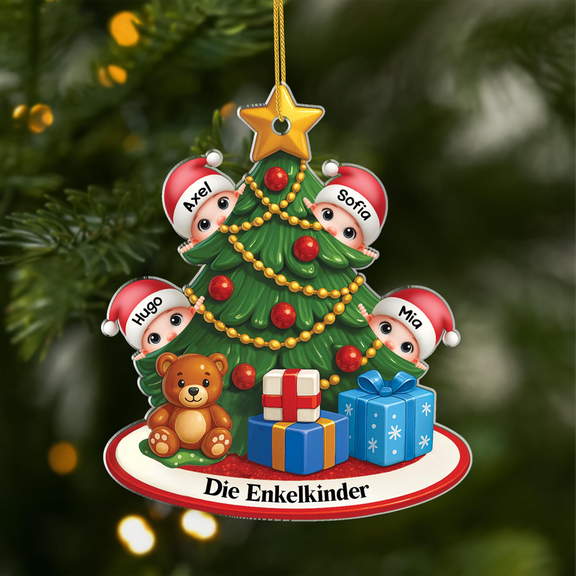 5746OGE1 weihnachtsbaum mit enkelkindern personalisierter weihnachtsschmuck_ acryl oma opa 5746O6QAA