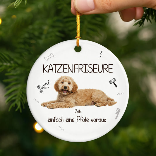5756OGE2 hundefrisore einfach eine schnauze voraus keramik weihnachtsschmuck personalisiert_ hunde 5756O6VQC