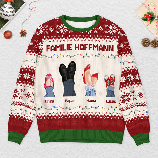 5761WGE2 die familie schuhe weihnachtspullover familie personalisiert_ 5761W8ZNI