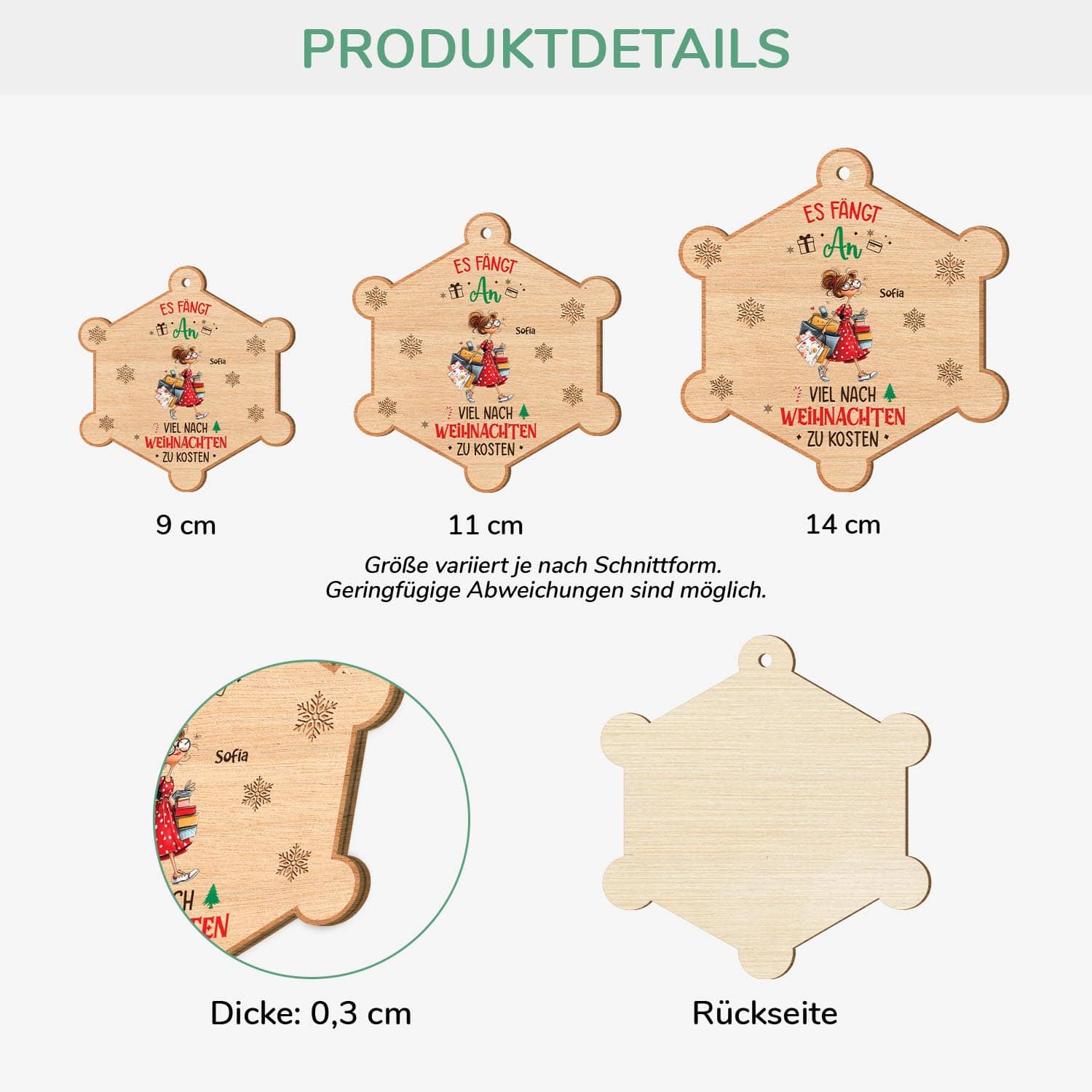 5762OGE3 es fangt an viel nach weihnachten zu kosten schnappchenjagerin personalisierte 1 schicht holz ornamente frauen 5762OTZCA_8bbd78c0 2370 4ae9 aabd fa03d9fa9402
