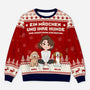 5763WGE1 eine unzertrennliche bindung zwischen mensch hund pfoten weihnachtspullover hund personalisiert_ 5763W8VTC
