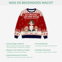 5763WGE5 eine unzertrennliche bindung zwischen mensch hund pfoten weihnachtspullover hund personalisiert_ 5763W8VTC