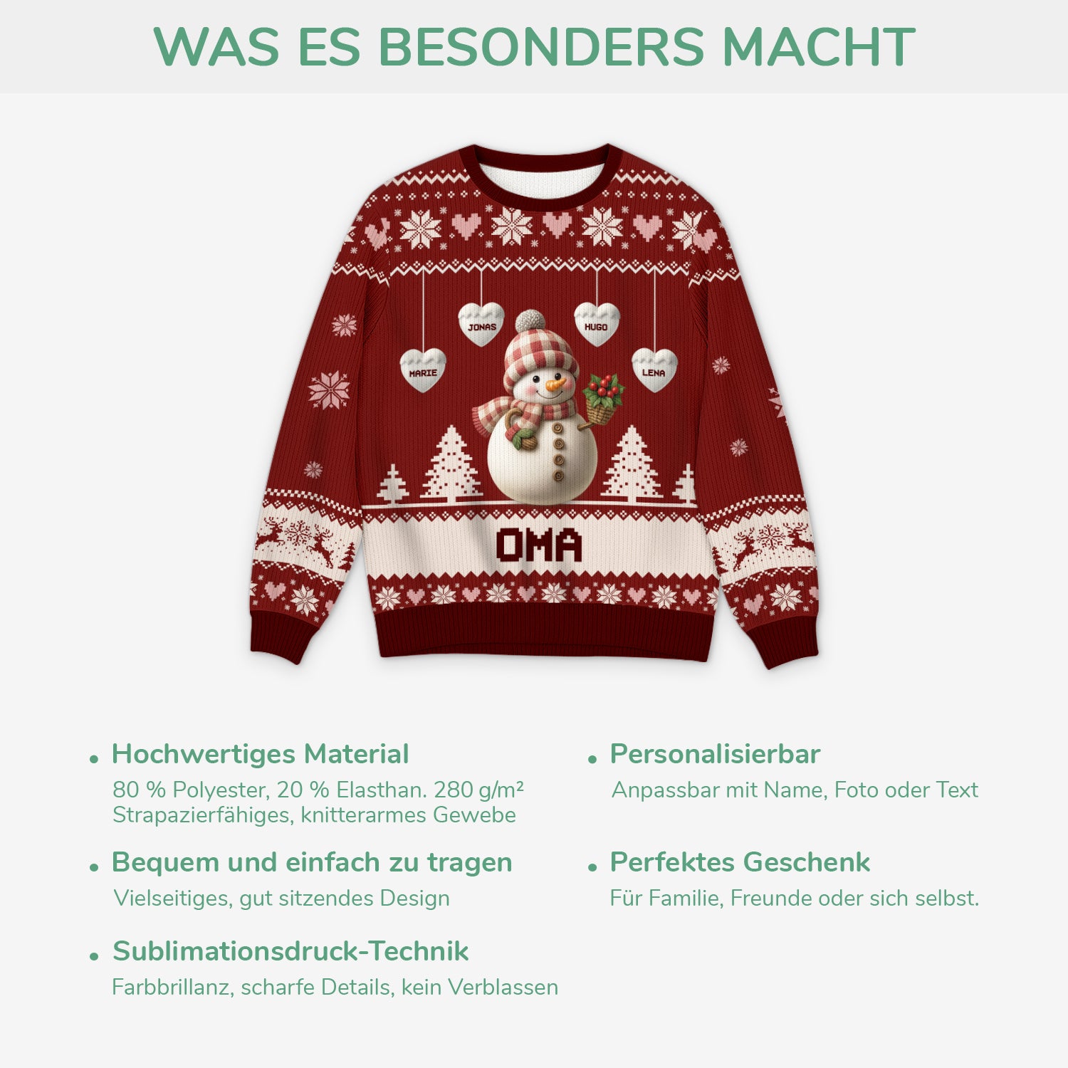 5771WGE5 oma kinder schneemann personalisierter weihnachtspullover_ 5771W8TZA