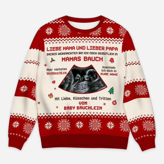 5773WGE1 mein erstes weihnachten_ personalisierter weihnachtspullover mit foto fur werdende mama papa_ 5773WKVZA