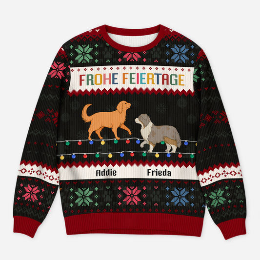 5774WGE1 frohliche weihnachten weihnachtspullover hund personalisiert_ 5774W8QNC