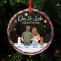 5786OGE1 du ich und die hunde personalisierter weihnachtsschmuck_ glas paare 5786OKT0C