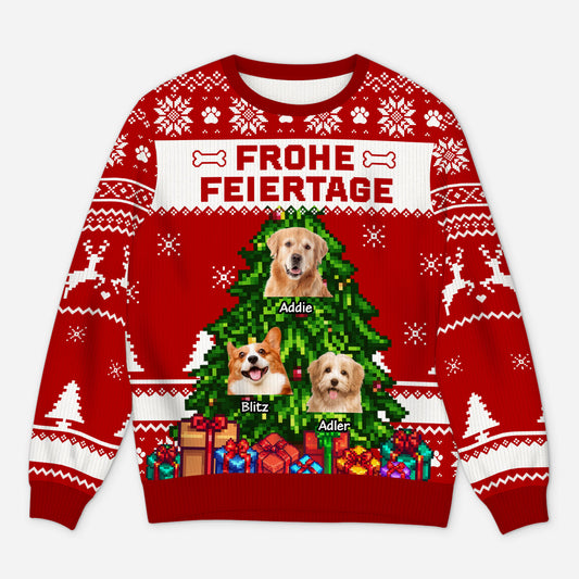 5787WGE1 frohe feiertage weihnachtspullover hund personalisiert_ mit fotos 5787WTQAC