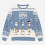 5791WGE1 dieser opa papa gehort zu schneemann personalisierter weihnachtspullover_ opa papa 5791WKZNB