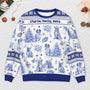 5799WGE2 hunde toile de jouy weihnachtspullover hund personalisiert_ 5799WTMMC