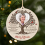 5816OGE1 ein ast ist gefallen von unserem familienstammbaum personalisierte 1 schicht holz ornamente zur erinnerung mit foto 5816O6VNA
