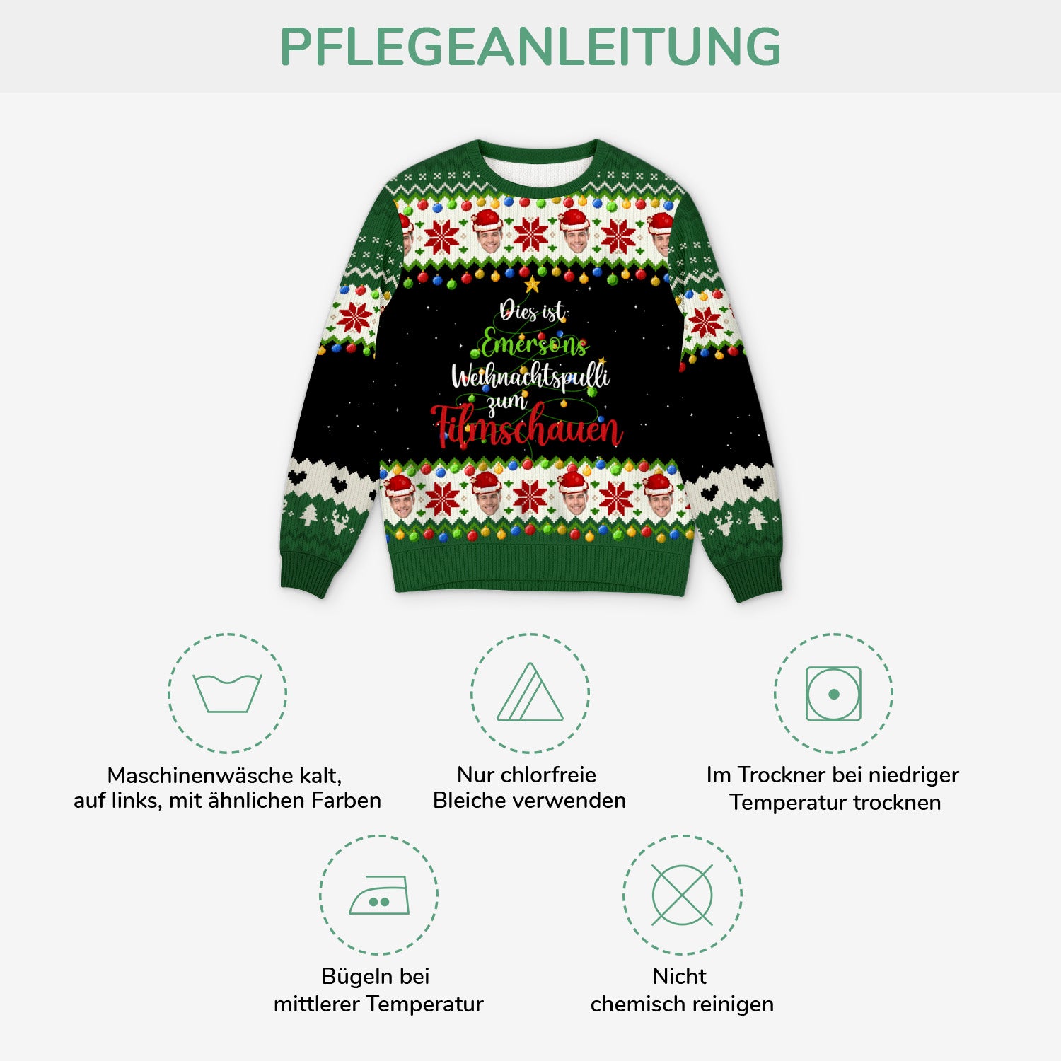 5831WGE4 weihnachtspulli zum filmschauen personalisierter weihnachtspullover damen und herren 5831W6VQA