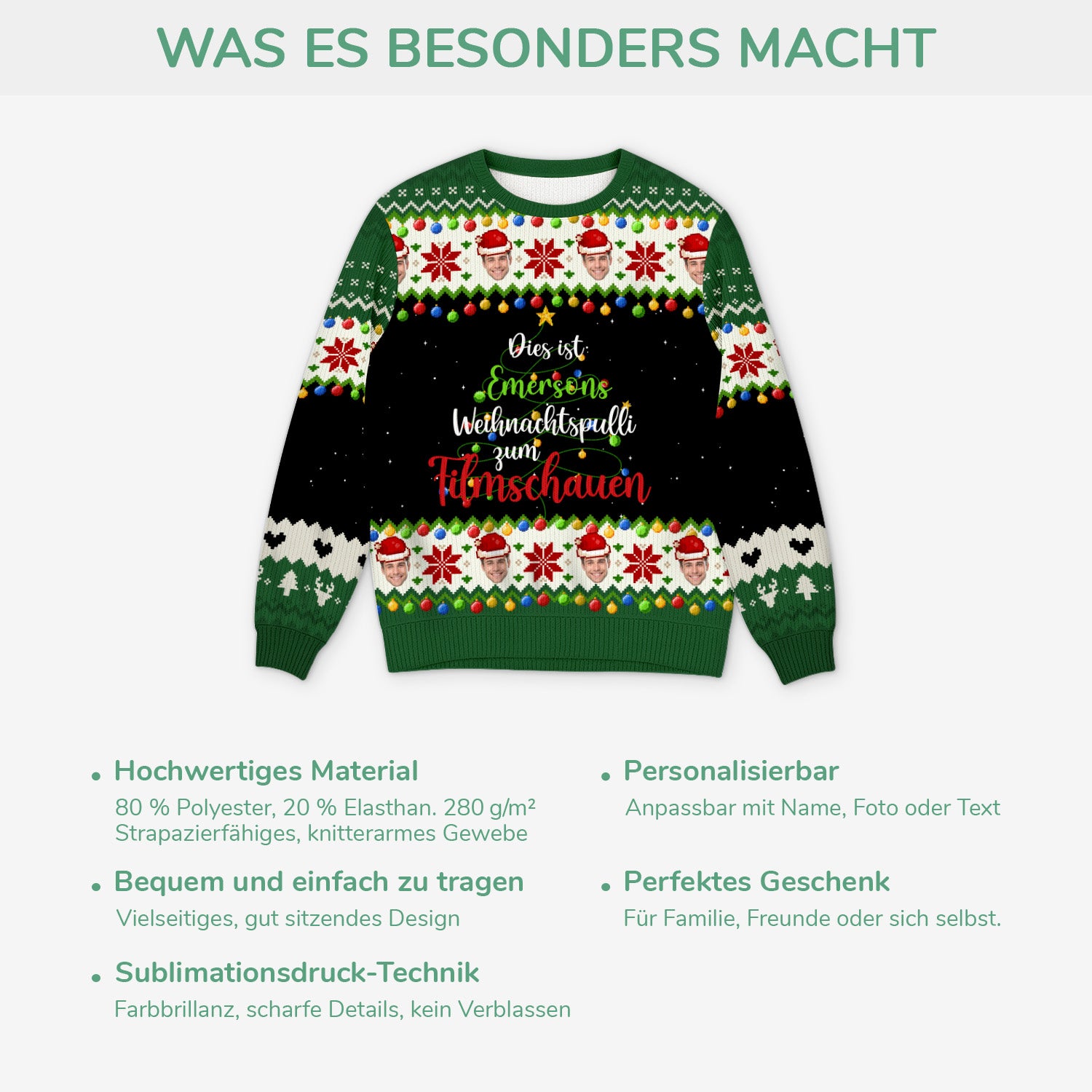 5831WGE5 weihnachtspulli zum filmschauen personalisierter weihnachtspullover damen und herren 5831W6VQA