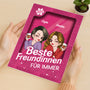 5832RGE3 beste freundinnen fur immer personalisierte acryl plakette mit stander beste freunde 5832R8MAF