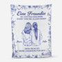 5844BGE1 freunde schwestern sind gottes geschenk personalisierte kuscheldecke beste freundin 5844B8ZZF