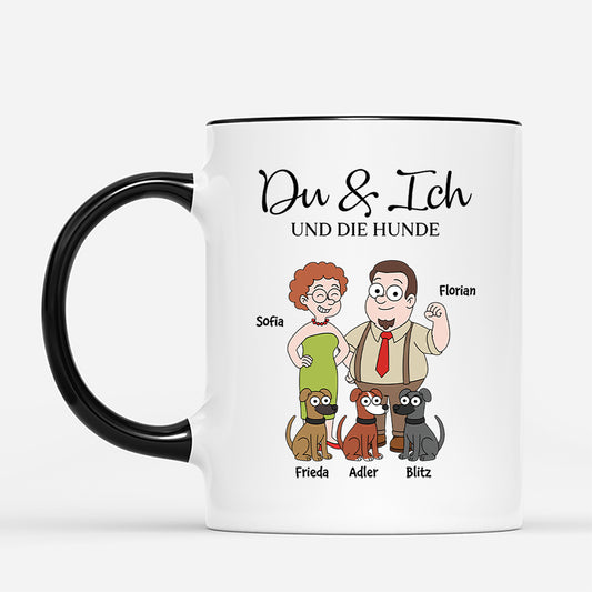 5854MGE2 du ich und der hund paar tassen personalisiert_ 5854MKQ7C