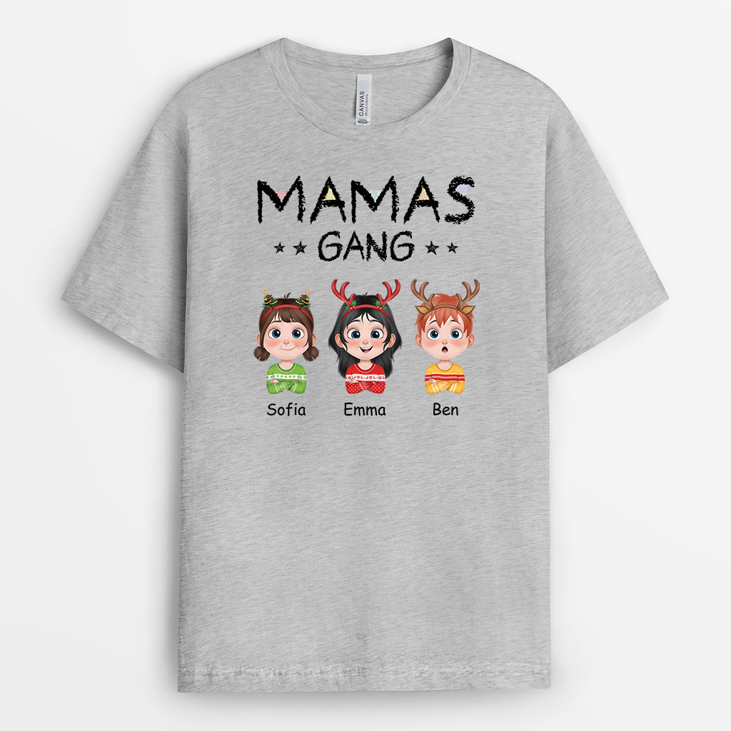 5856AGE2 papas gang bunstifte weihnachts t shirt papa personalisiert_ 5856AKL0A