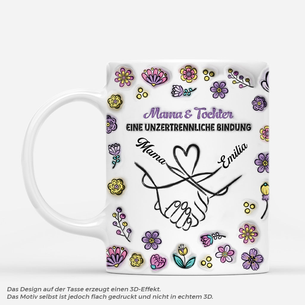 5857MGE1 3d druck effekt mama tochter eine unzertrennliche bindung mama tasse personalisieren_ 5857M8LMA