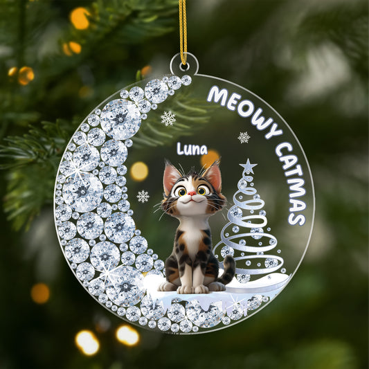5867OGE1 3d druck effekt meowy catmas personalisierter weihnachtsschmuck acryl katzen 5867OKQMD