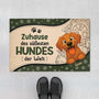 5872DGE2 zuhause der sussesten hunde der welt fussmatte personalisiert hund_ 5872D8LZC_2