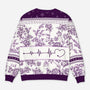 5879WGE3 toile de jouy omas herzen personalisierter weihnachtspullover_ oma 5879WKMTA