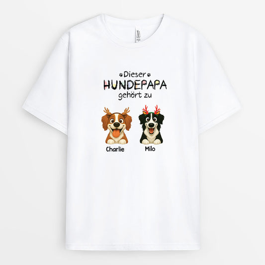 5882AGE1 diese hundemama gehort zu weihnachts t shirt hund personalisiert bunstifte 5882AKV0C