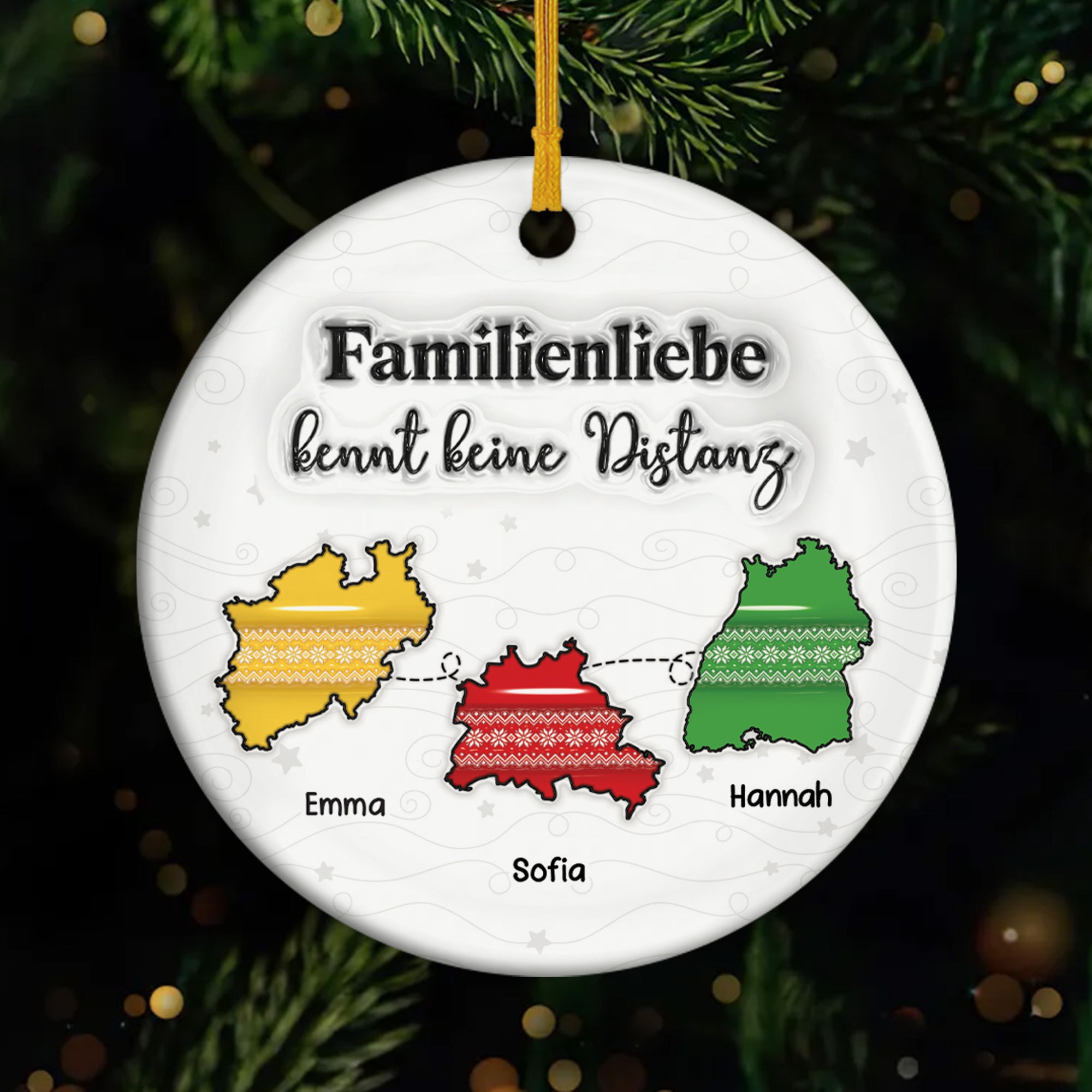 5888OGE1 familienliebe kennt keine distanz personalisierter weihnachtsschmuck keramik 5888O6VAI