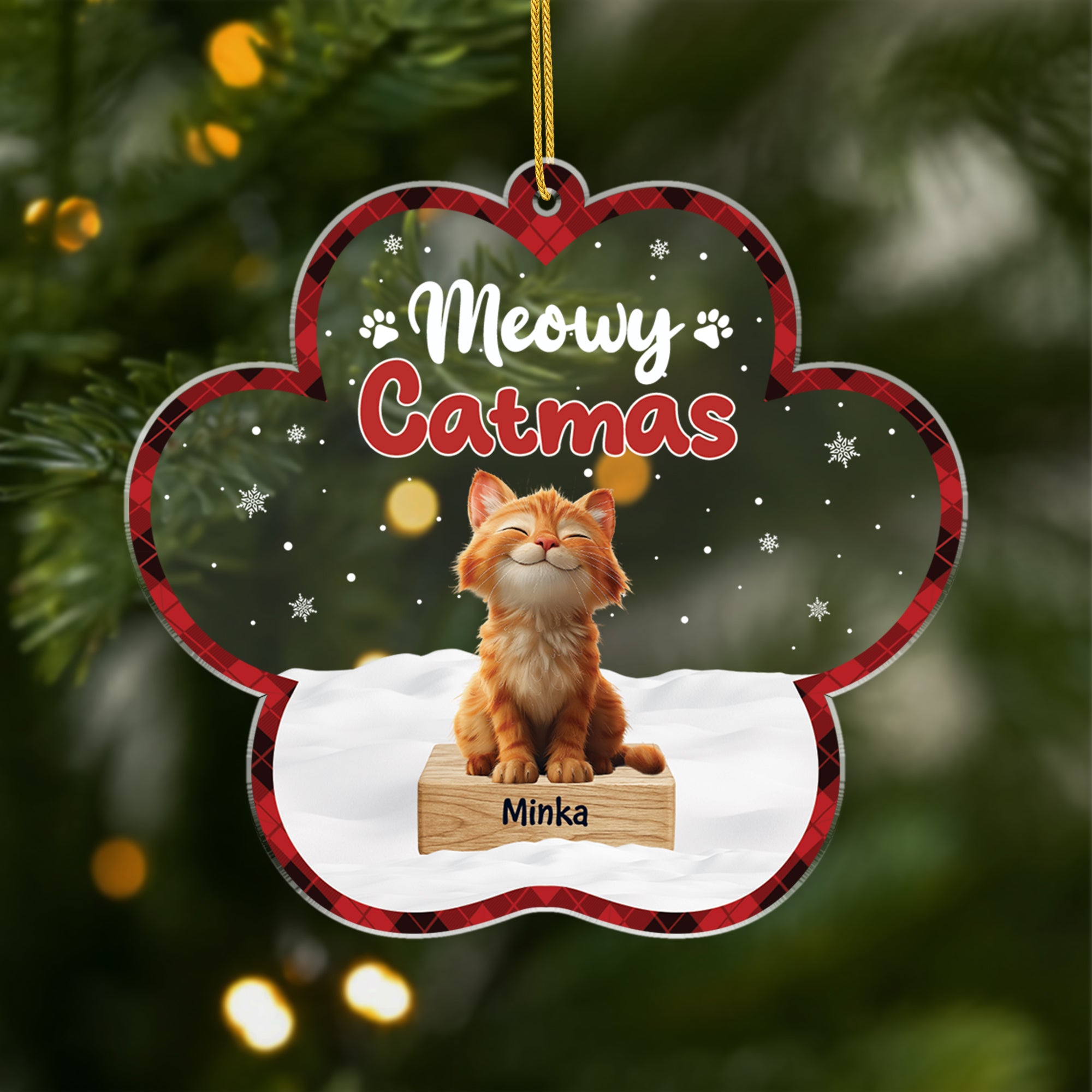 5897OGE1 meowy catmas weihnachtsschmuck personalisiert acryl_ katzen 5897OKZZD