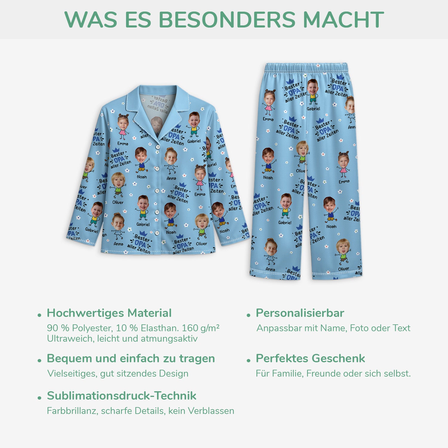 5898VGE5 bester opa aller zeiten personalisierte pyjama oma opa mit gesicht 5898V8YMB