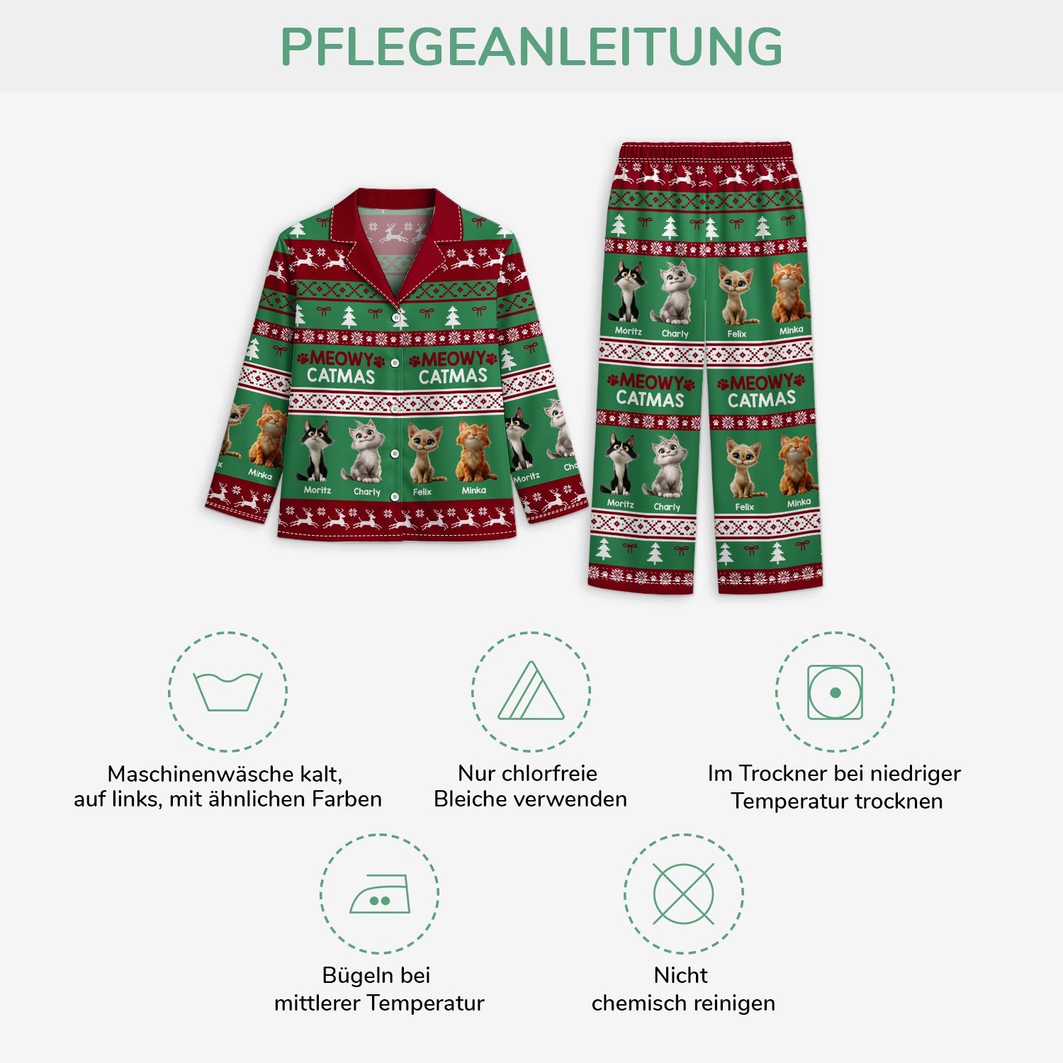 5906VGE4 meowy catmas personalisierte pyjama_ katzen weihnachten 5906VKVAD