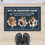 5932DGE2 bitte tur geschlossen halten fussmatte personalisiert hund_ mit foto 5932D6VZC
