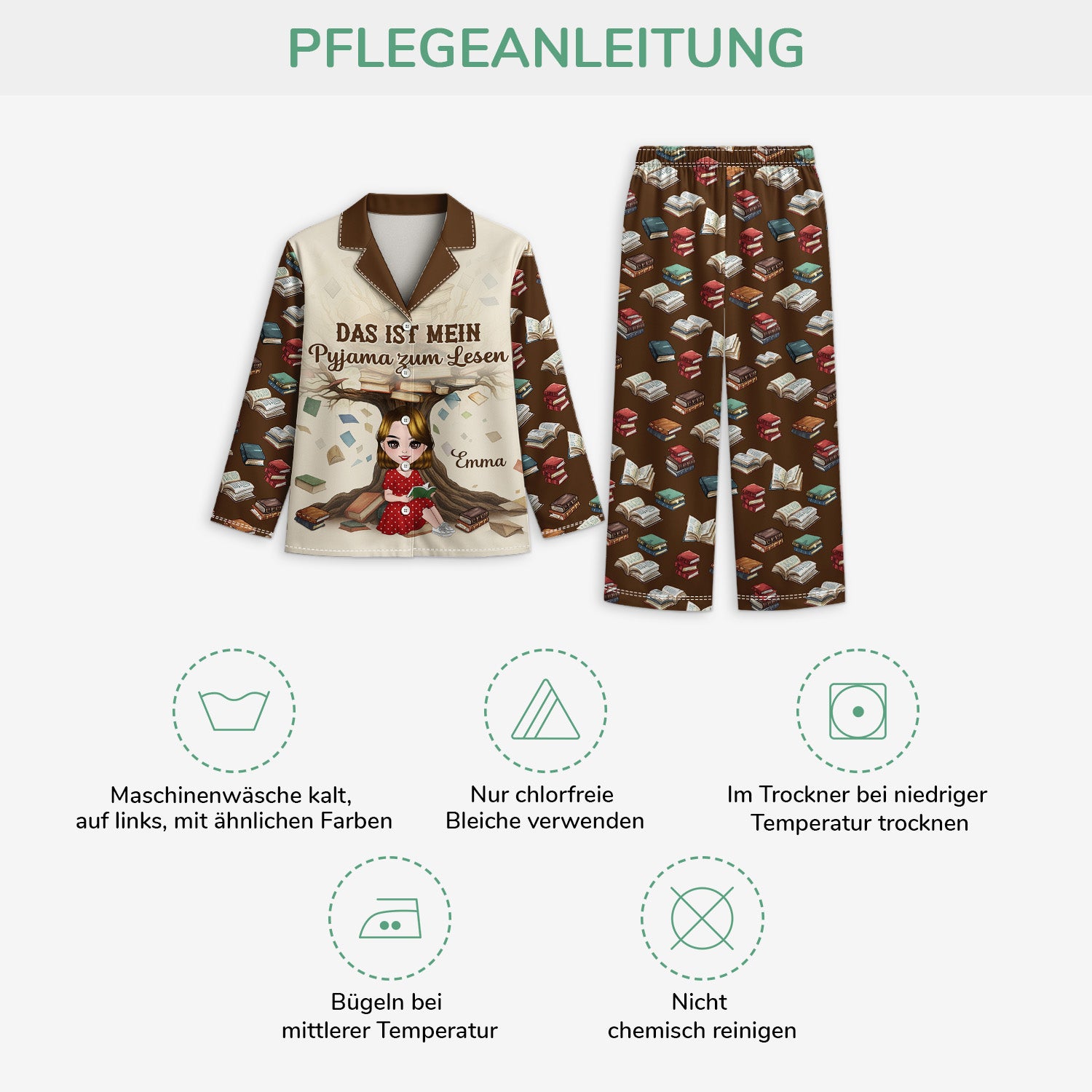 5936VGE4 das ist mein pyjama zum lesen personalisierte pyjama damen_ leseratten_ 5936V6MTA