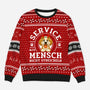 5943WGE1 service mensch nicht streicheln weihnachtspullover hund personalisiert 5943WKKNC