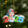 5946OGE1 3d druck effekt weihnachten personalisierter weihnachtsschmuck_ acryl kind mit gesicht 5946OKVQK