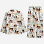 5951VGE2 madchen und blumen personalisierte pyjama damen_ 5951VKQNA