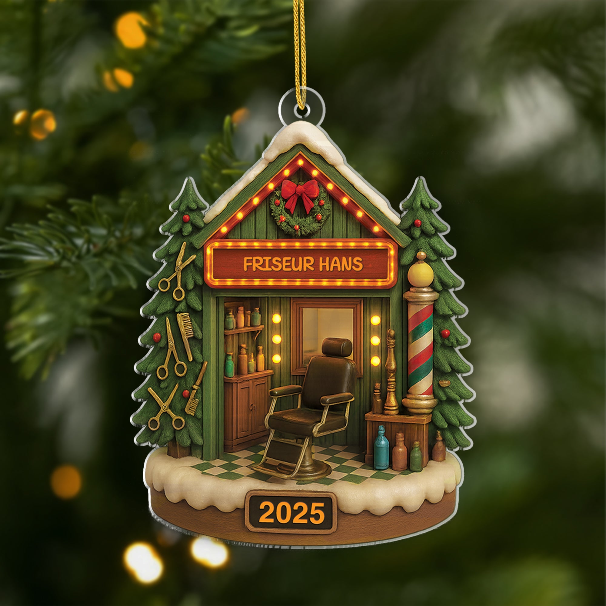 5954OGE1 3d druck effekt friseursalon personalisierter weihnachtsschmuck_ acryl frauen manner 5954OKTCB