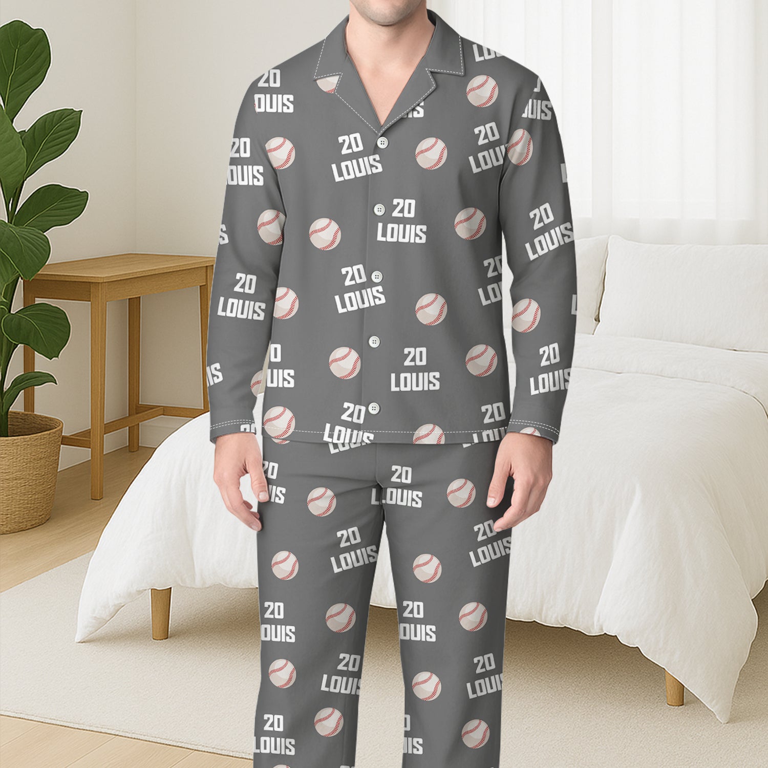 5956VGE3 sportarten personalisierte pyjama damen_ und herren 5956VKTNB