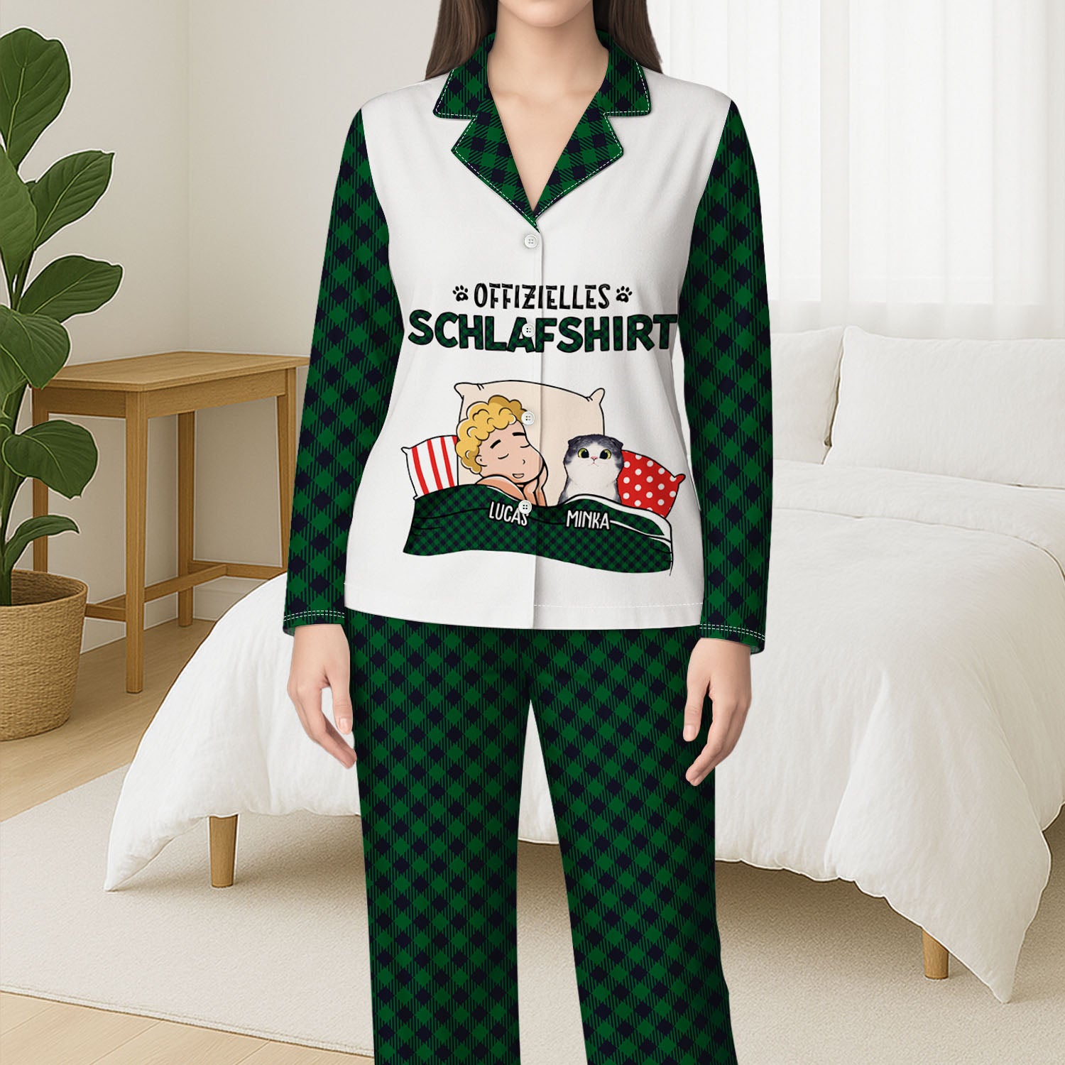 5971VGE3 das ist mein pyjama personalisierte pyjama_s katze 5971VKZQD