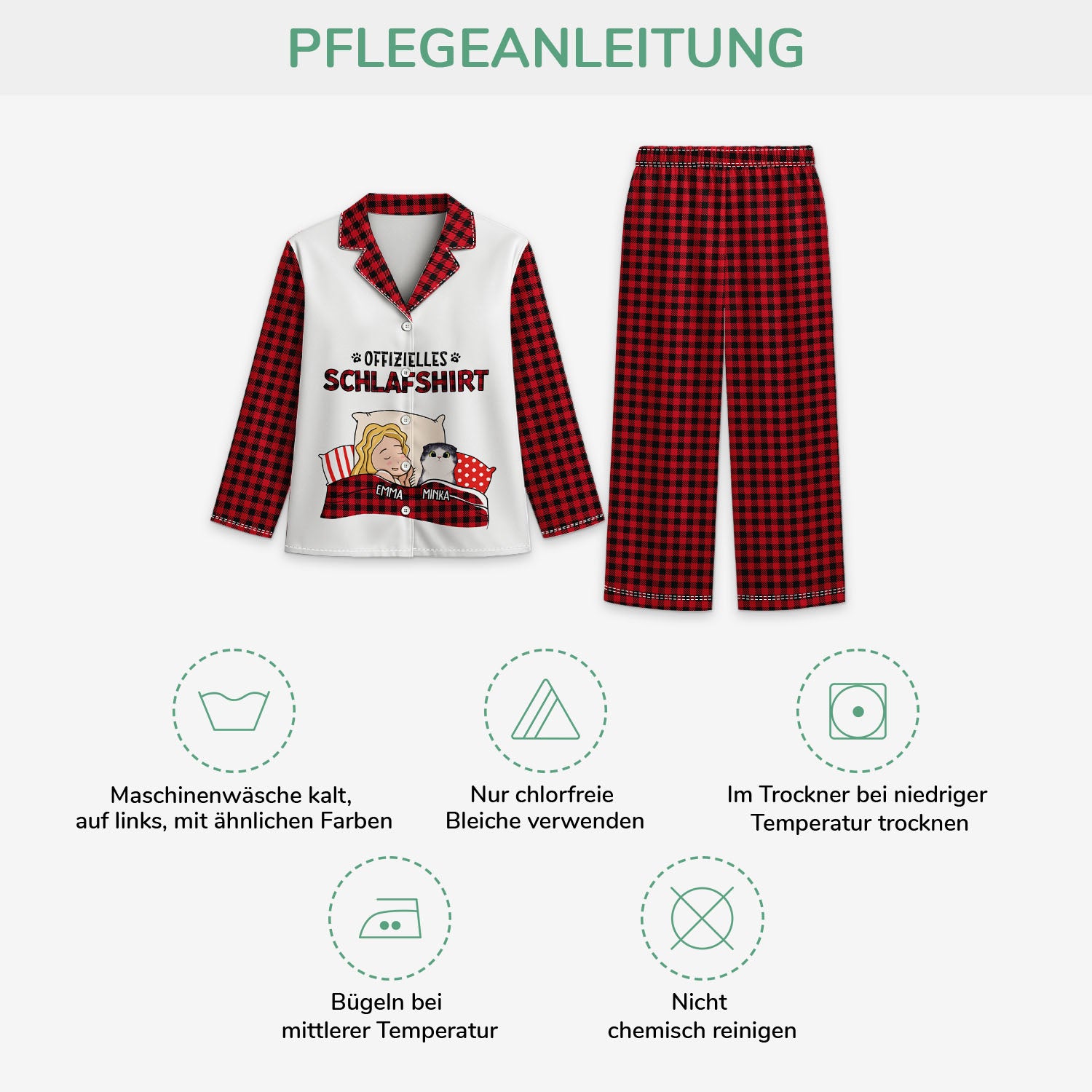 5971VGE4 das ist mein pyjama personalisierte pyjama_s katze 5971VKZQD