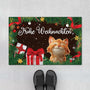 5974DGE1 meowy catmas weihnachten fussmatte katzen personalisiert 5974DTKAD