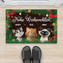 5974DGE2 meowy catmas weihnachten fussmatte katzen personalisiert 5974DTKAD