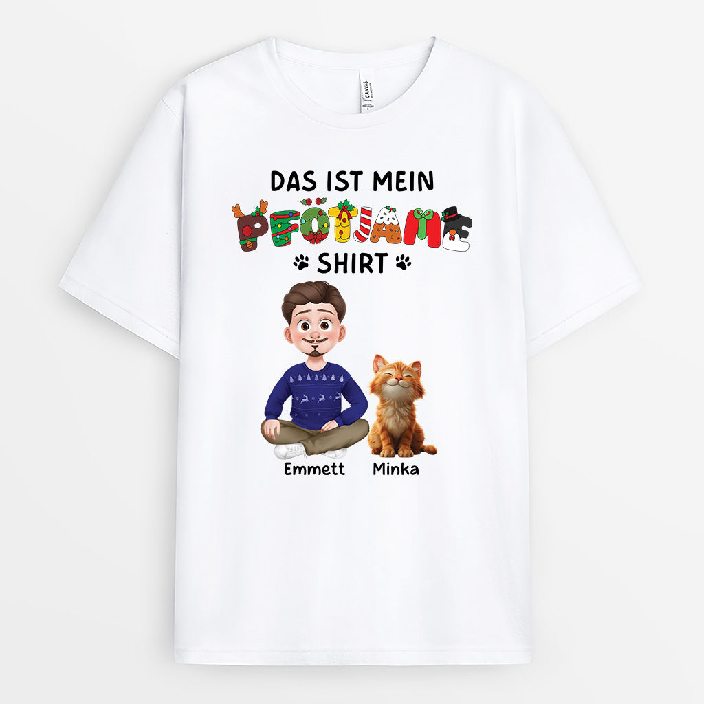 5975AGE1 das ist mein pfotjama shirt weihnachts t shirt hund personalisiert 5975ATVMD