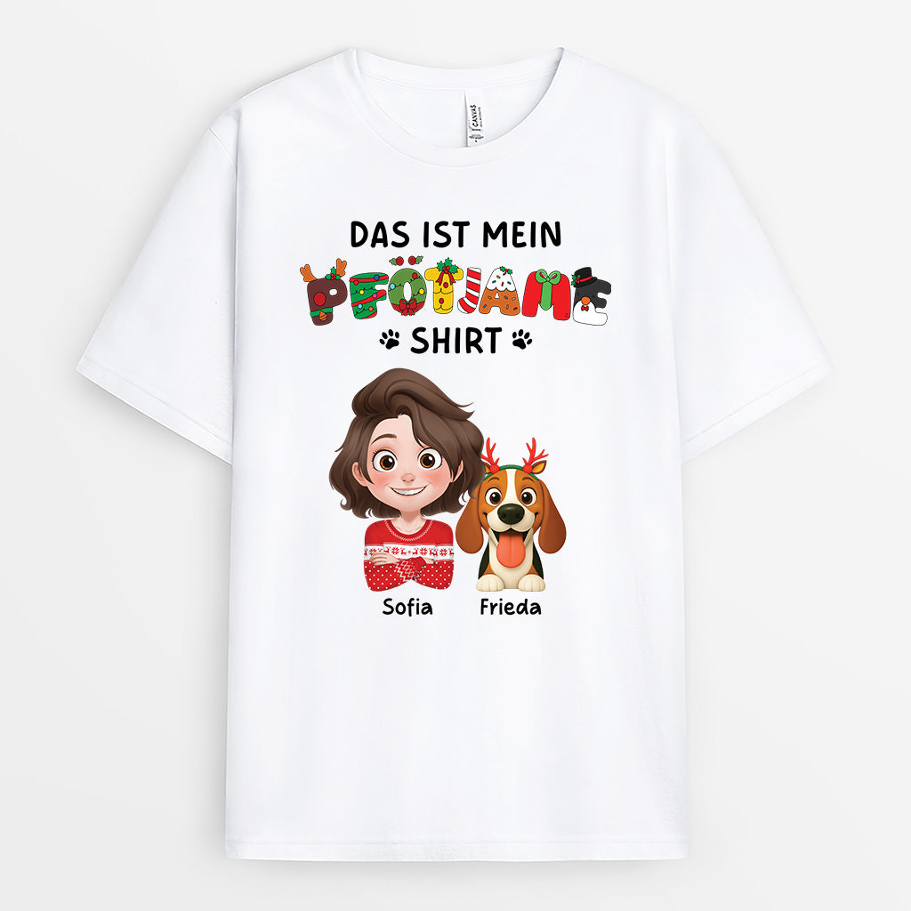 5975AGE1 das ist mein pfotjama shirt weihnachts t shirt katze personalisiert 5975ATVMC