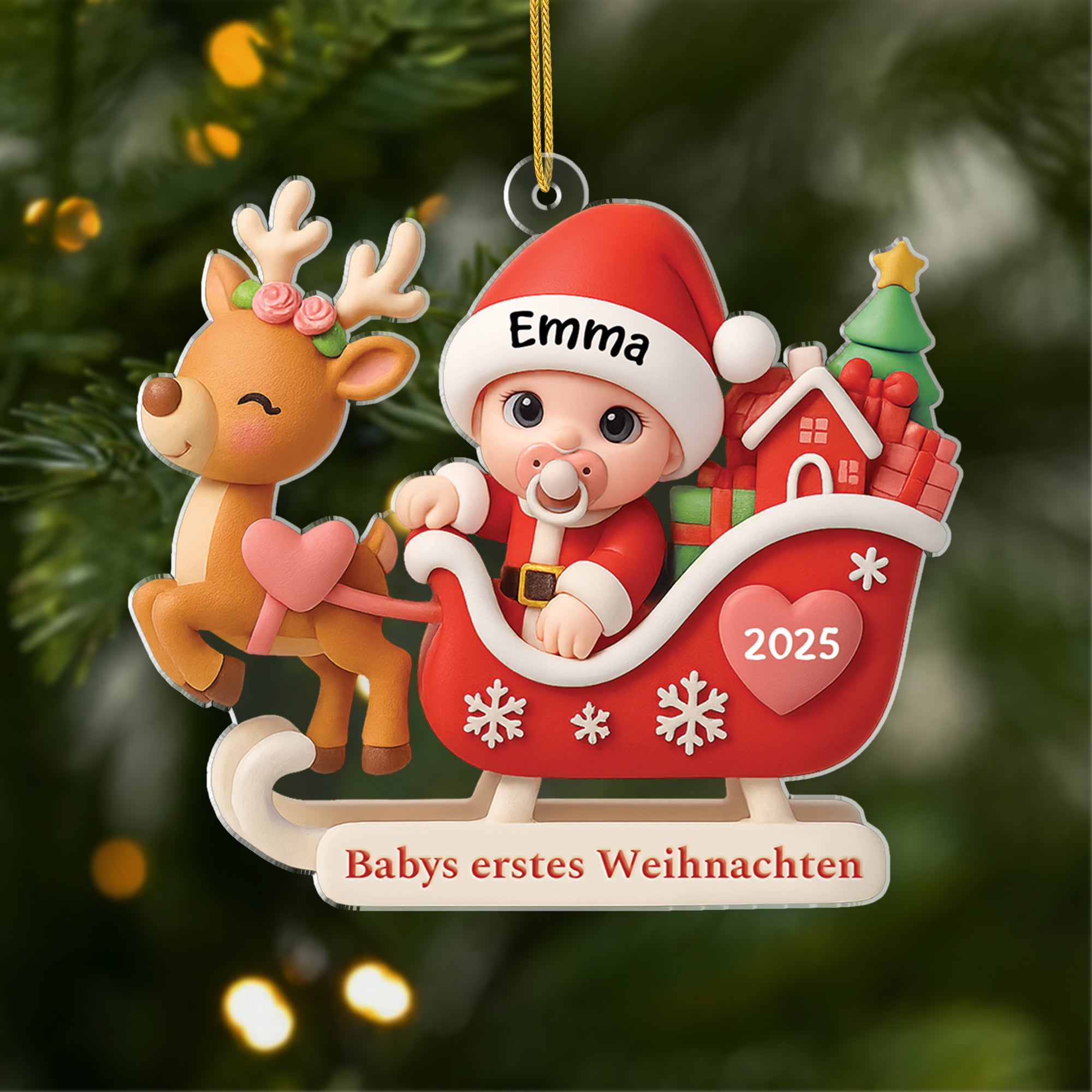 5989OGE1 3d druck effekt babys erstes weihnachten acryl weihnachtsschmuck_ personalisiert zur geburt 5989O8VNK