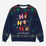 5991WGE1 ho ho ho lustiger weihnachtspullover familie personalisiert_ mit gesicht 5991WKTNI