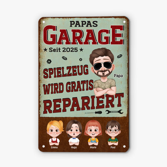 6000EGE2 spielzeug reparaturen gratis werkstatt schild personalisiert papa opa 6000E6TMB_97d9a8e5 5a5d 422d a58f 21c6d96a6bd2