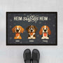 6005DGE1 heim susses heim fussmatte personalisiert hund_ 6005D3VTC