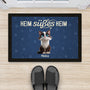 6005DGE2 heim susses heim fussmatte katzen personalisiert 6005D3VTD