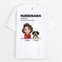 6007AGE1 substantiv hundemama cartoon t shirt hund personalisiert 6007AKV5C