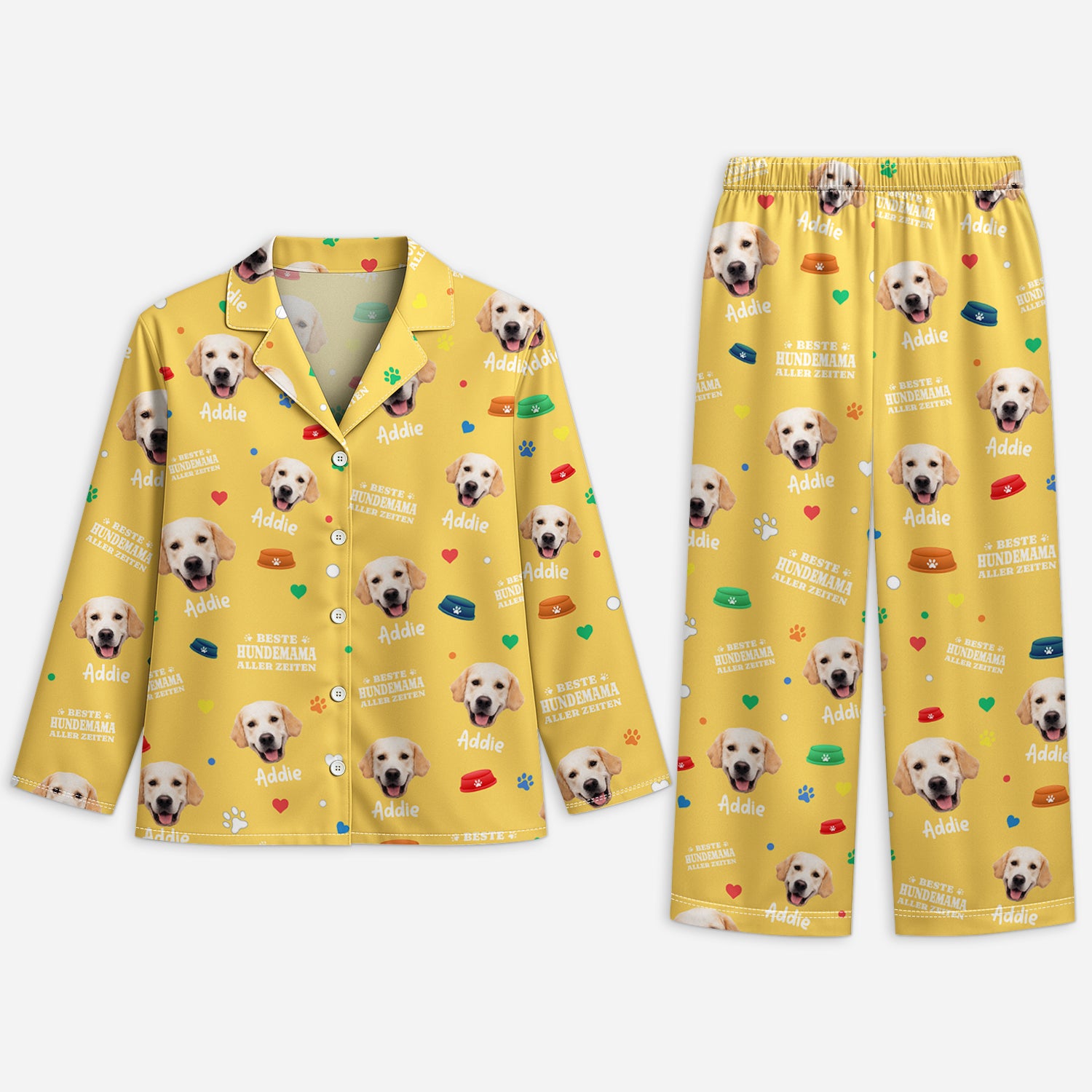 6009VGE1 beste hundemama aller zeiten personalisierte pyjama_s hund mit foto 6009V8MNC