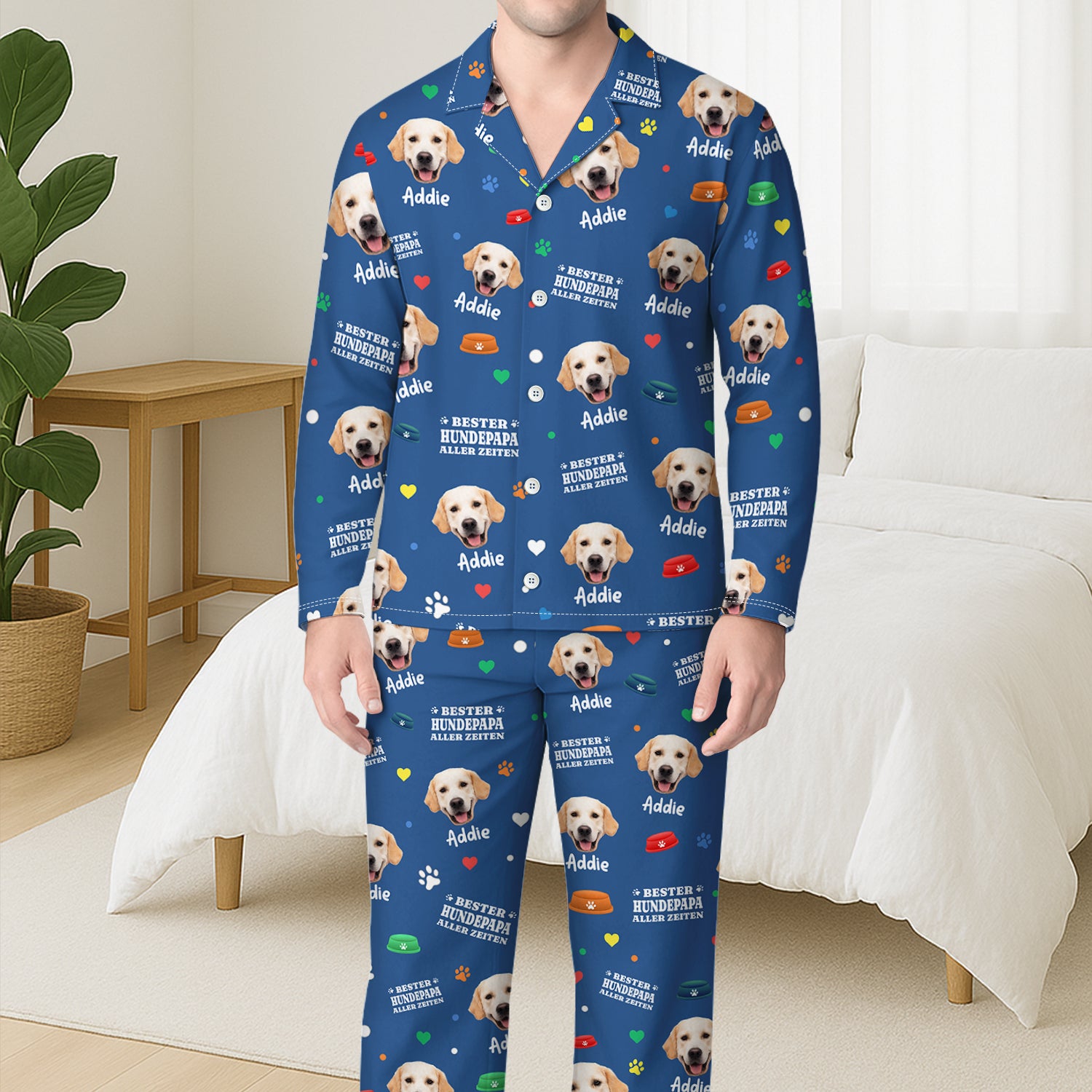 6009VGE3 beste hundemama aller zeiten personalisierte pyjama_s hund mit foto 6009V8MNC